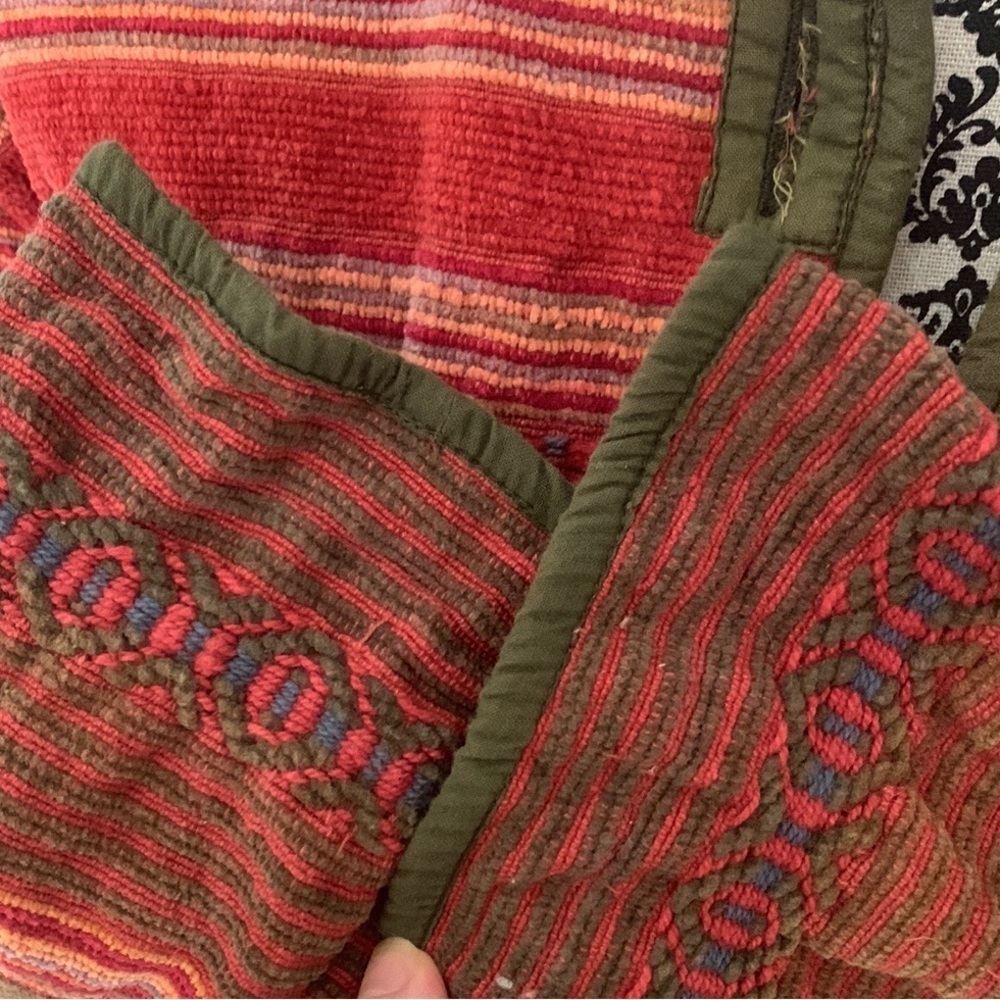 Flashback Stripe Tapestry Buttoned Jacket - image 2